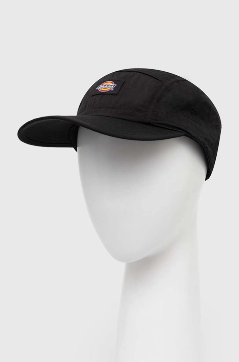 Кепка Dickies FINCASTLE CAP колір чорний з аплікацією DK0A4YPC