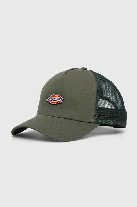 Καπέλο Dickies HANSTON TRUCKER χρώμα: πράσινο, DK0A4YV3