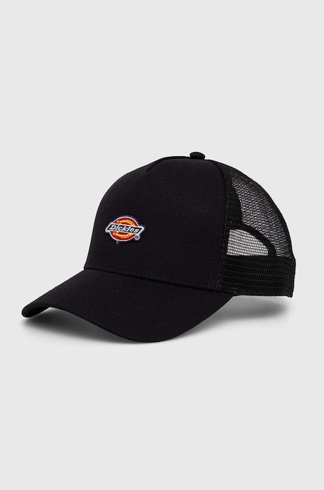 Dickies sapca HANSTON TRUCKER culoarea negru, cu imprimeu, DK0A4YV3