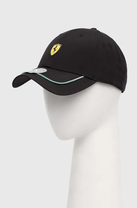 Καπέλο Puma Ferrari χρώμα: μαύρο, 025200