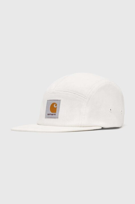 Bavlnená šiltovka Carhartt WIP Backley Cap béžová farba, s nášivkou, I016607.D6XX