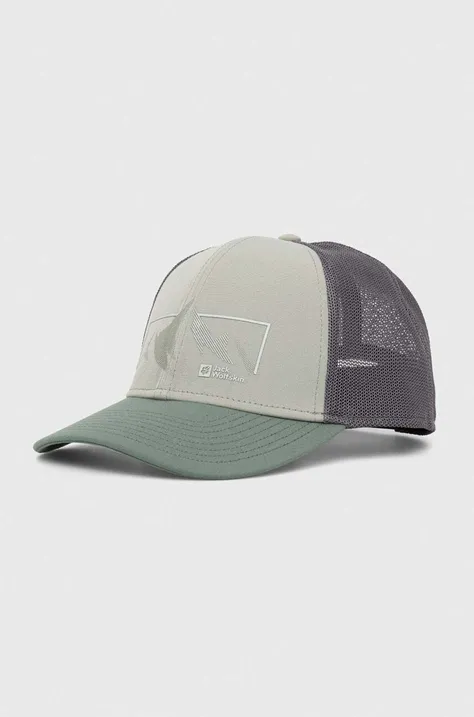 Καπέλο Jack Wolfskin Brand χρώμα: πράσινο