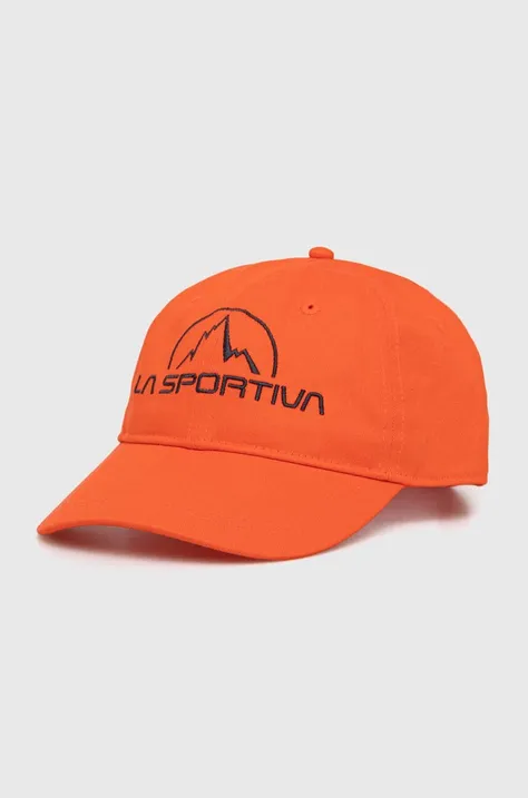 Шапка с козирка LA Sportiva Hike в оранжево с апликация