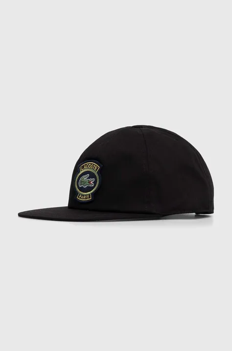 Καπέλο Lacoste χρώμα: μαύρο