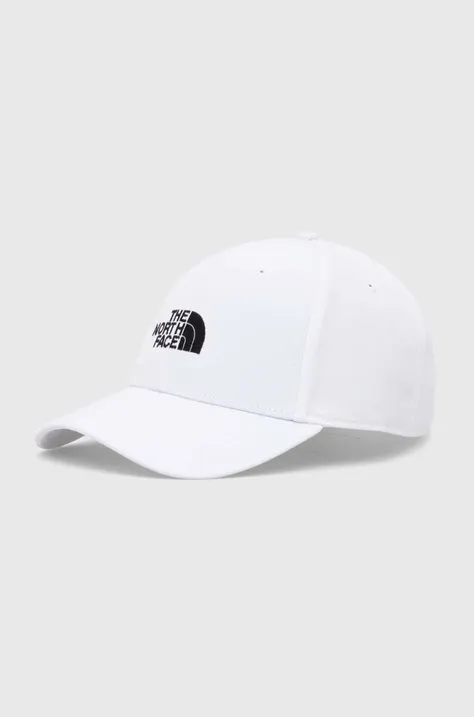 The North Face czapka z daszkiem Recycled 66 Classic Hat kolor biały z aplikacją NF0A4VSVFN41