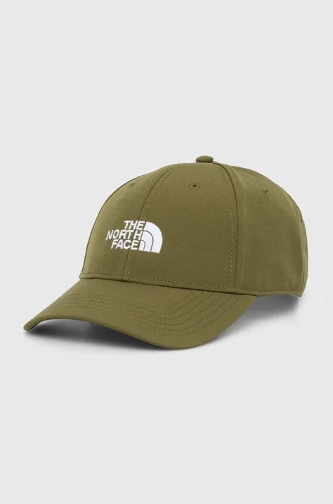 Kapa s šiltom The North Face Recycled 66 Classic Hat zelena barva, NF0A4VSVPIB1