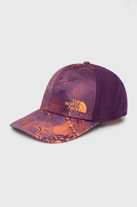 Кепка The North Face Trail Trucker 2.0 цвет фиолетовый узор NF0A5FY2SI41