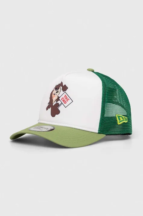 Καπέλο New Era χρώμα: πράσινο, MULTI CHARACTER