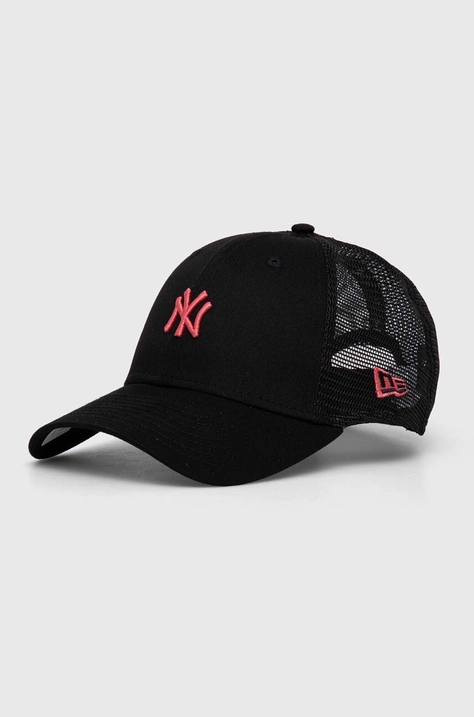 New Era czapka z daszkiem kolor czarny z aplikacją NEW YORK YANKEES