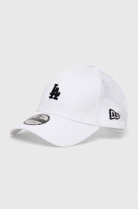 Кепка New Era цвет белый с аппликацией LOS ANGELES DODGERS