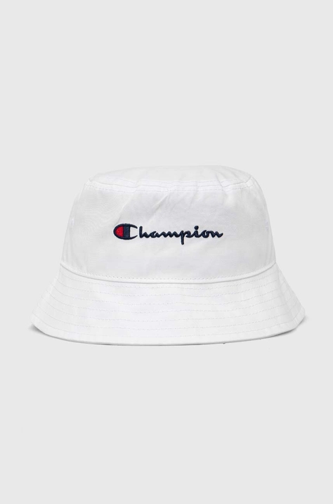 Champion pălărie din bumbac culoarea alb, bumbac 805975