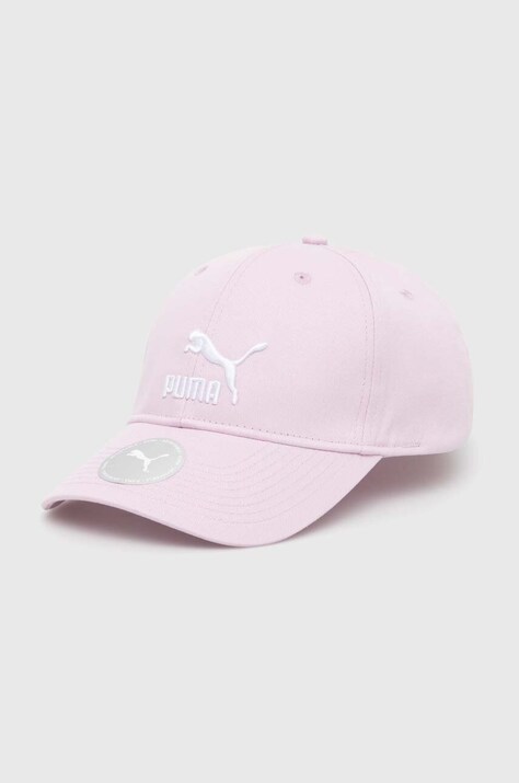 Кепка Puma Archive Logo колір фіолетовий з аплікацією 225542