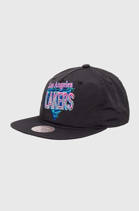 Καπέλο Mitchell&Ness NBA LOS ANGELES LAKERS χρώμα: μαύρο