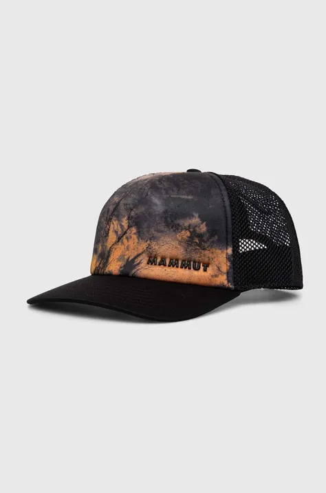 Kapa sa šiltom Mammut Crag Cap Sender boja: crna, s uzorkom
