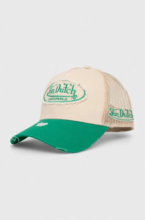 Καπέλο Von Dutch χρώμα: πράσινο