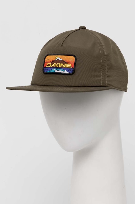 Кепка Dakine R & R UNSTRUCTURED CAP колір зелений з аплікацією 10004051