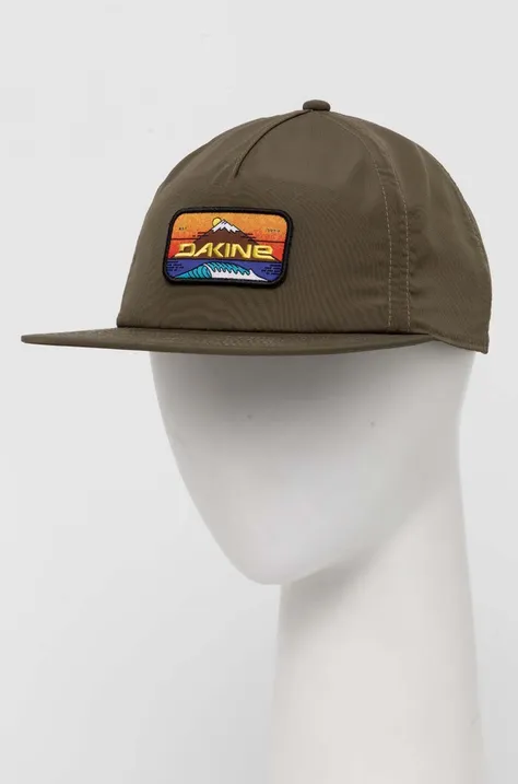Dakine berretto da baseball R & R UNSTRUCTURED CAP colore verde con applicazione 10004051