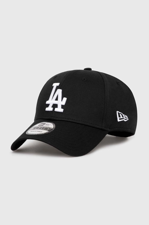 New Era czapka z daszkiem PATCH 940 LOS ANGELES DODGERS kolor czarny z aplikacją 60422518