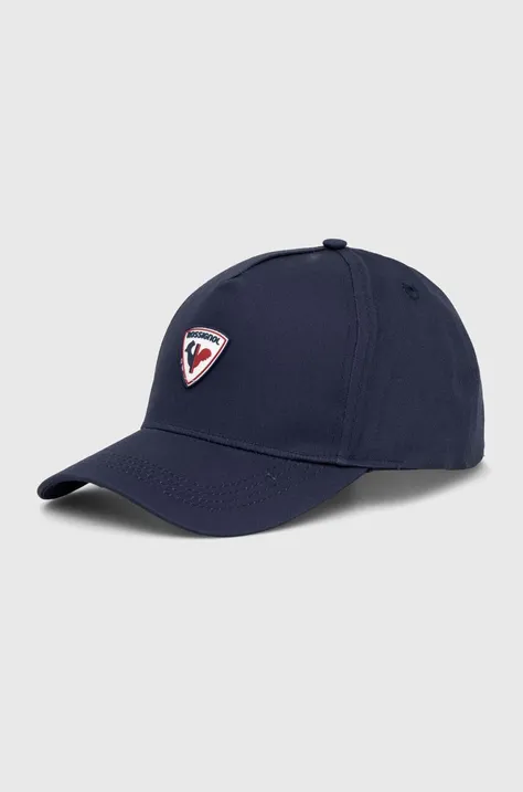 Βαμβακερό καπέλο του μπέιζμπολ Rossignol χρώμα: ναυτικό μπλε, RLMMH23