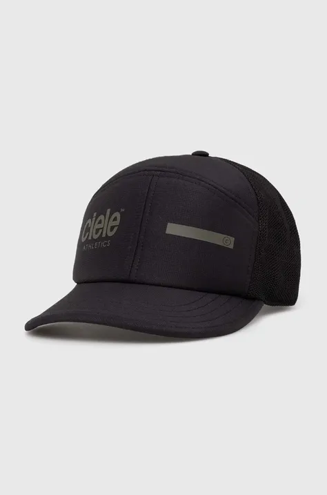 Καπέλο Ciele Athletics TRKCap SC - Athletics/Bar χρώμα: μαύρο, CLTRKCSCAB-BK002