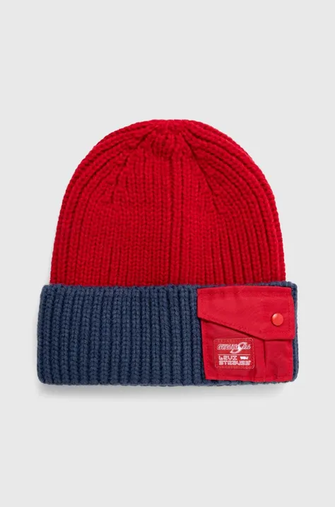 Levi's cap Gundam Seed red color thick knit