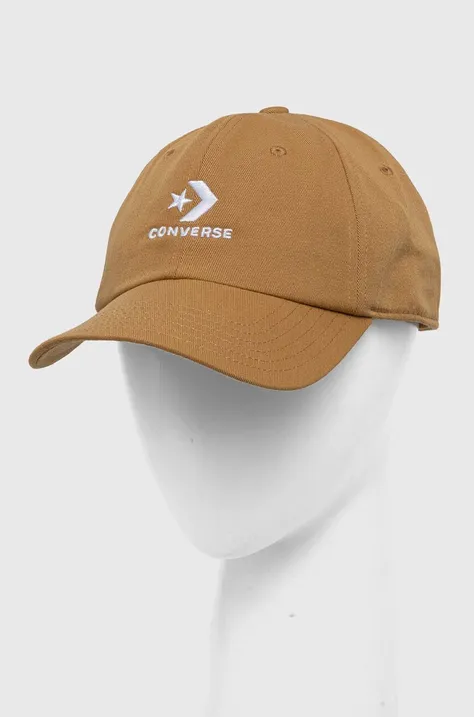 Καπέλο Converse χρώμα: μπεζ, 10022131-A24