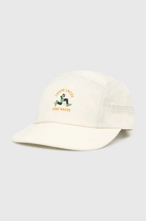Ciele Athletics baseball cap GOCap SC - Loose Laces beige color with a print CLGCSCLL-VA001