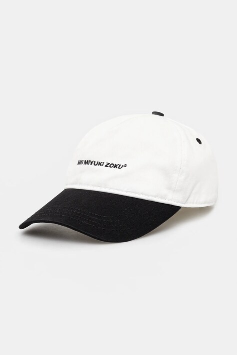 Bavlnená šiltovka MKI MIYUKI ZOKU Classic Ball Cap béžová farba, s nášivkou, CLASSIC.BALL.CAP