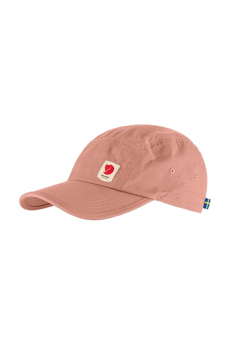 Fjallraven berretto da baseball High Coast Wind Cap colore rosa F12100004.300