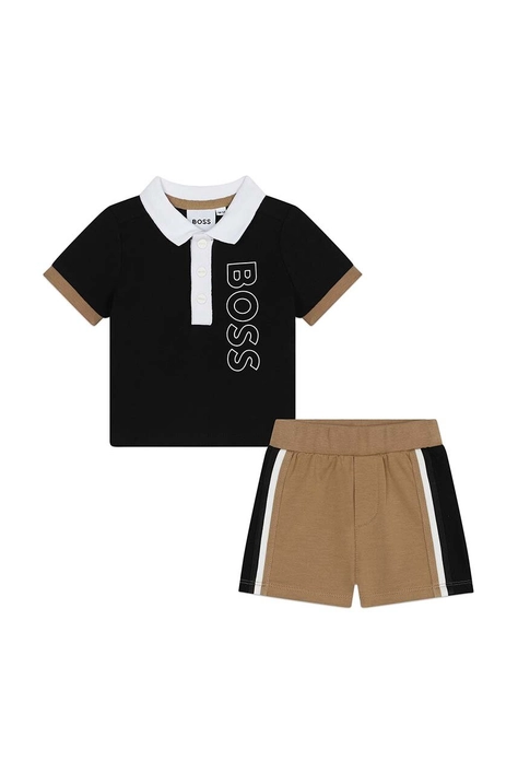 BOSS compleu bebe culoarea negru