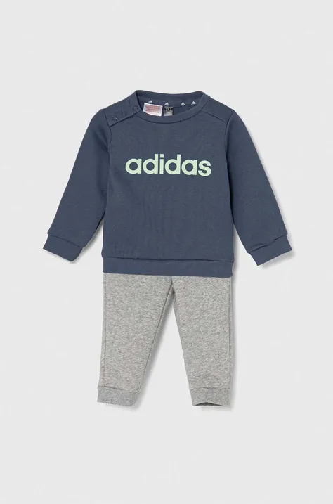 Дитячий спортивний костюм adidas колір сірий