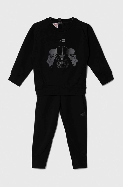 Dječja trenirka adidas x Star Wars boja: crna