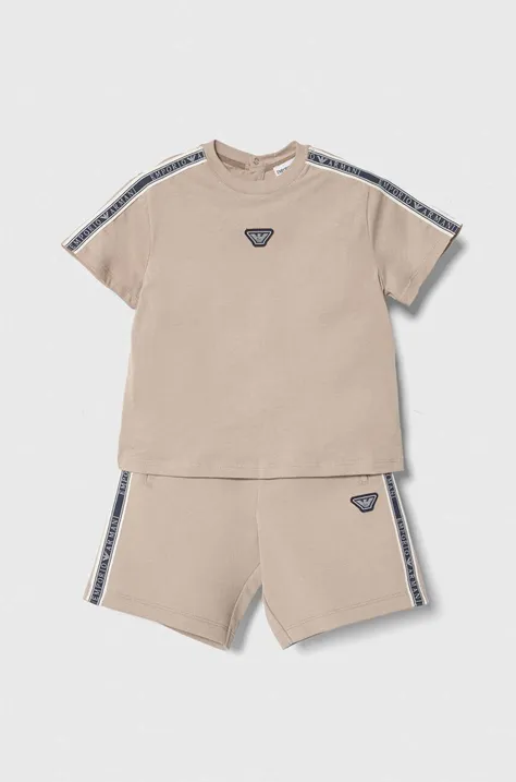 Komplet za bebe Emporio Armani boja: bež