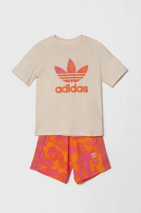 Dětská souprava adidas Originals růžová barva