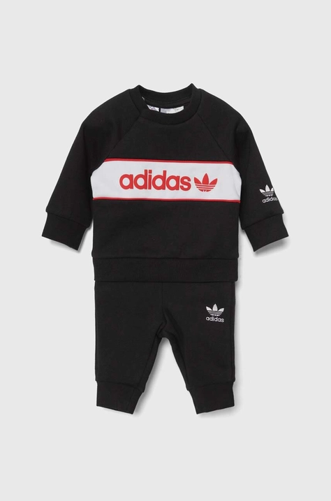 Παιδική φόρμα adidas Originals χρώμα: μαύρο