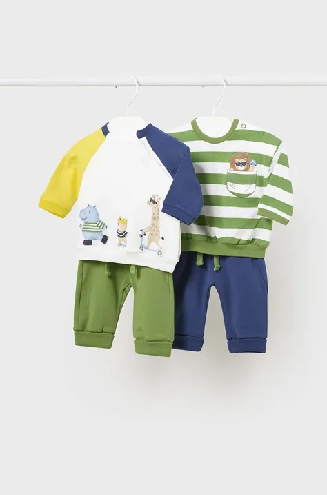 Комплект для немовлят Mayoral Newborn 2-pack колір зелений