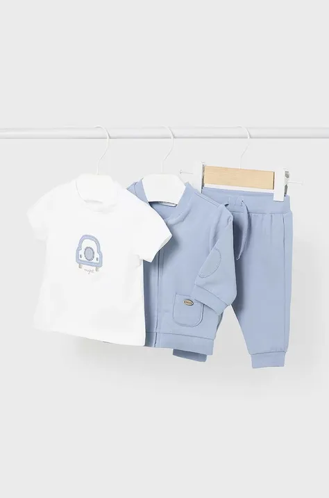 Mayoral Newborn dres niemowlęcy kolor niebieski