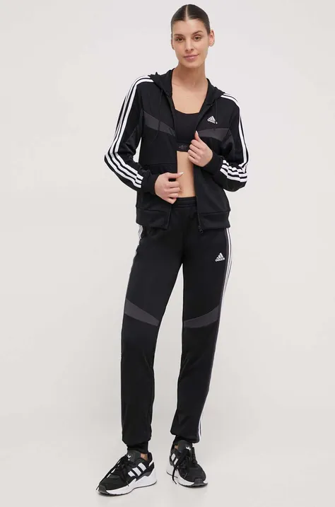 Спортивний костюм adidas жіночий колір чорний