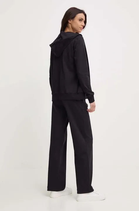 Emporio Armani Underwear dres lounge bawełniany kolor czarny 164851 CS290