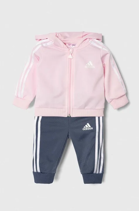 Cпортивний костюм для немовлят adidas колір рожевий