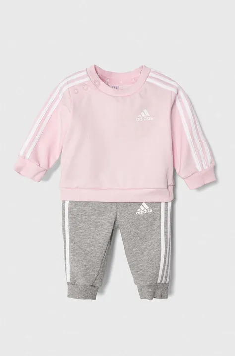 Βρεφική φόρμα adidas χρώμα: ροζ