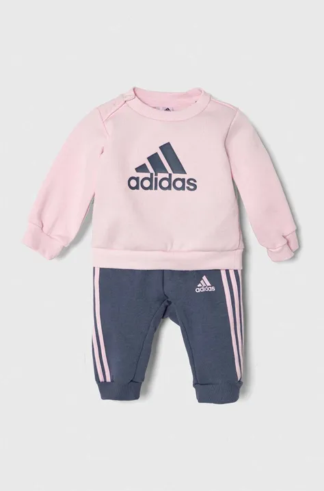 Cпортивний костюм для немовлят adidas колір рожевий