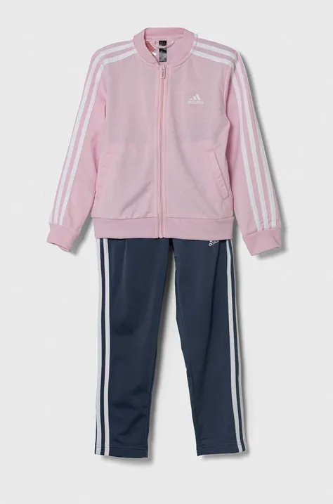 Дитячий спортивний костюм adidas колір рожевий