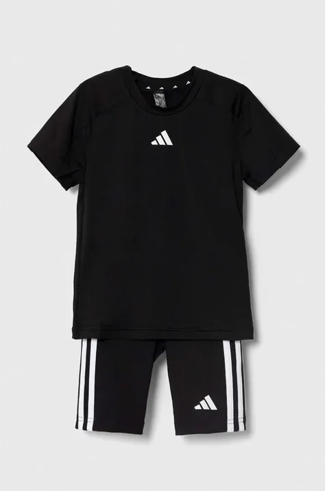 Παιδικό σετ adidas χρώμα: μαύρο