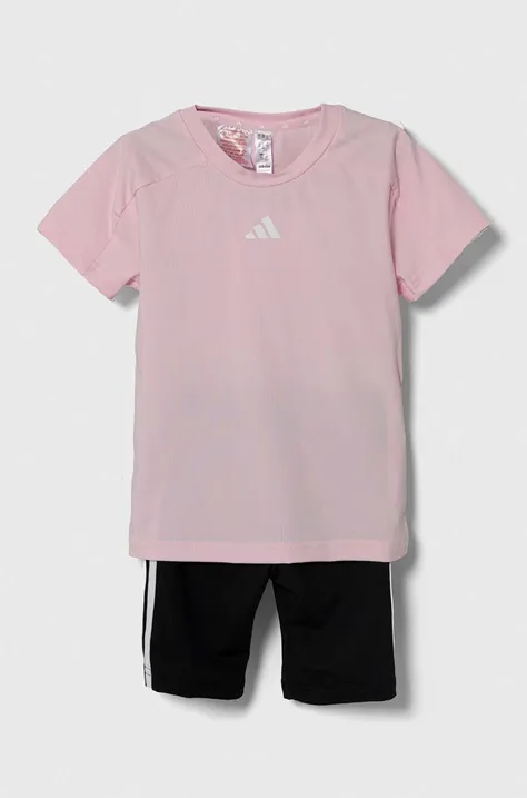 adidas compleu copii culoarea roz