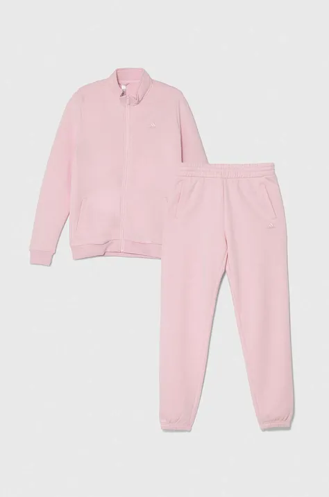 Детский спортивный костюм adidas цвет розовый