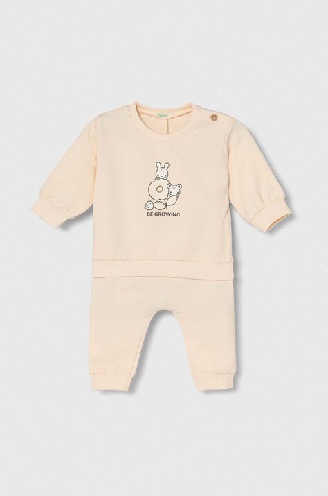 Бебешки анцуг United Colors of Benetton в оранжево