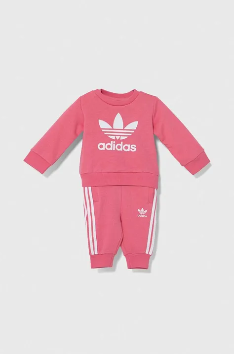 Trenirka za bebe adidas Originals boja: ružičasta
