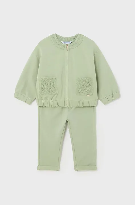Cпортивний костюм для немовлят Mayoral колір зелений