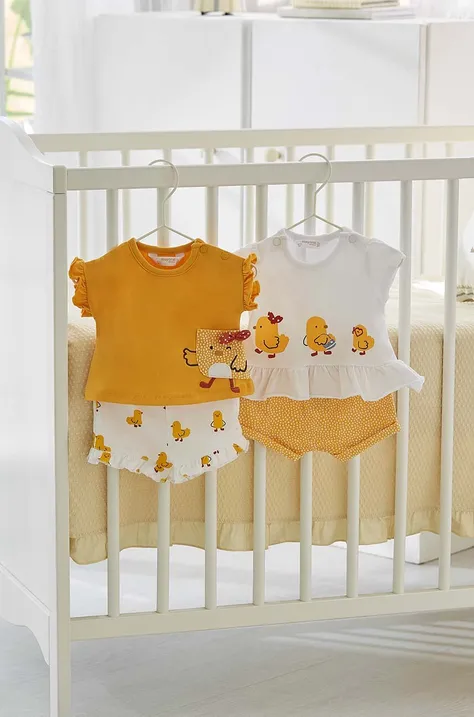 Комплект для немовлят Mayoral Newborn 2-pack колір жовтий